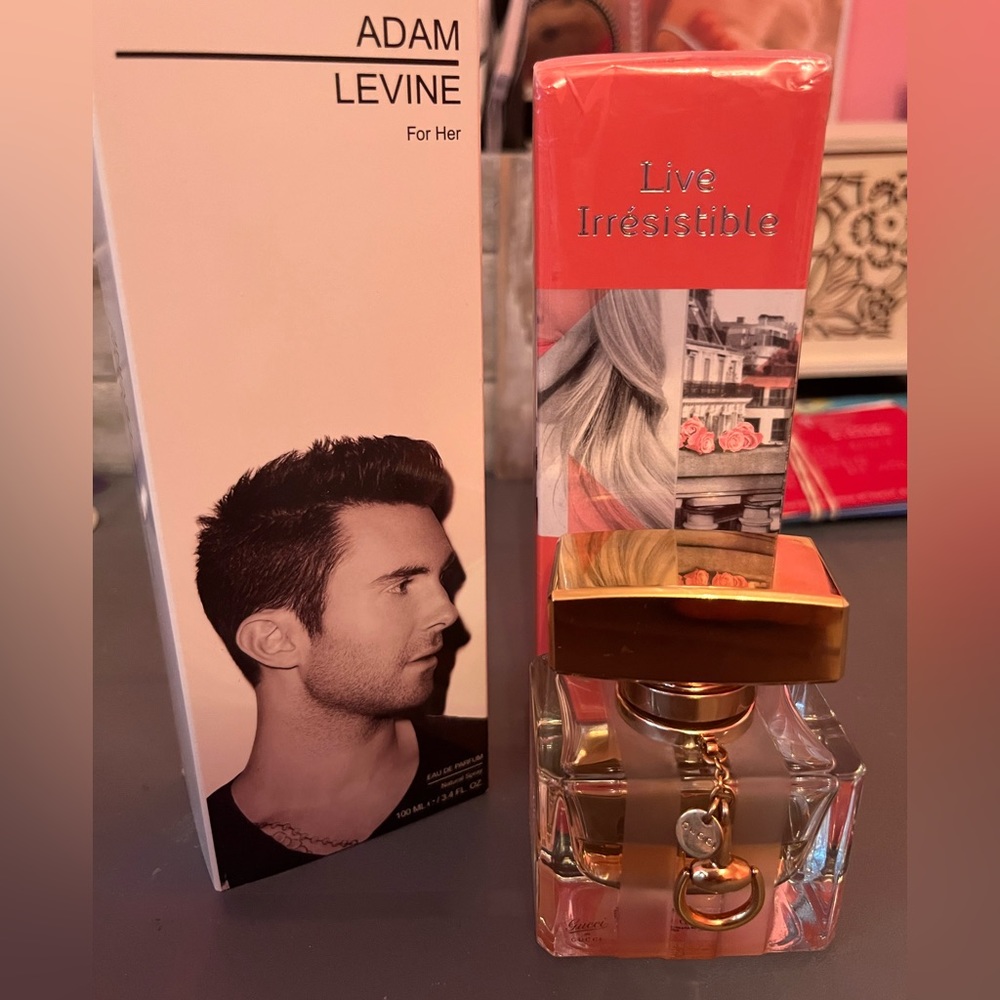 Adam Levine for her, Givenchy irresistible edp delicieuse, RARE Gucci perfume